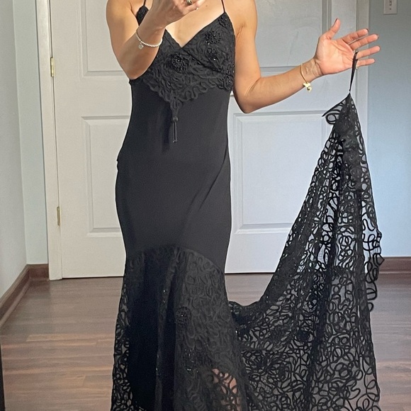 Sue Wong Vintage Gown size 4 - Picture 3 of 16